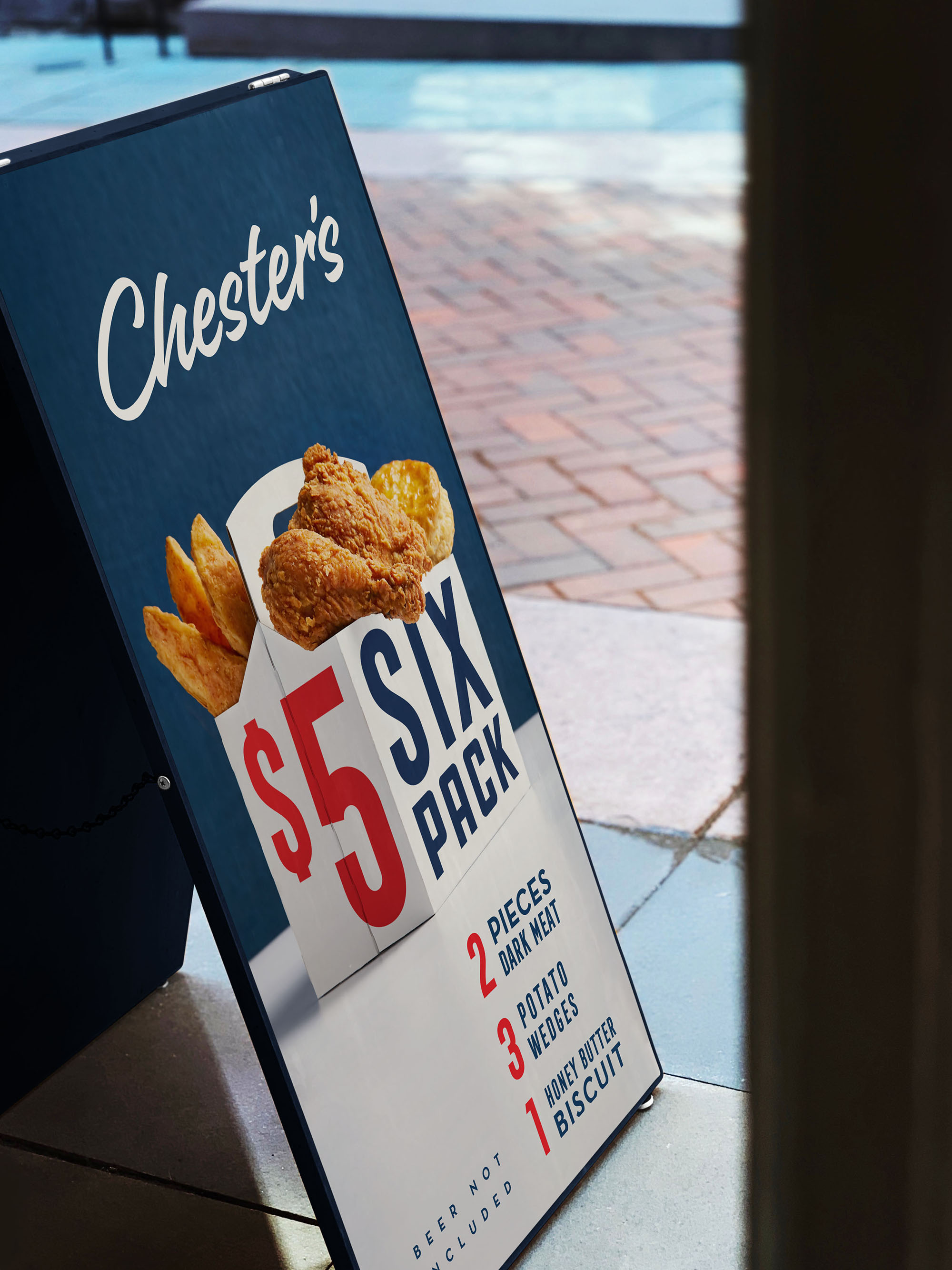 Restaurant Stand PSD Mockup